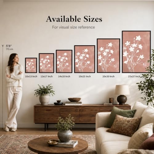 Image of kotart Boho Painting Wall Art Home Decoration Paintings With Frame For Living Room Bed Room Hotel Wall Decor Digital Reprint Set of 3 (14x20 Inch)