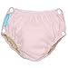 Charlie Banana Reusable Easy Snaps Swim Diaper, Pencil Stripes Pink, Large