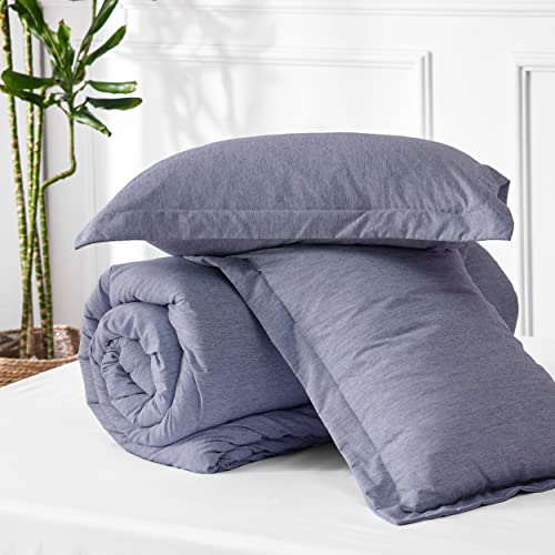 Bedsure US000172LQU Queen Comforter Set - Denim Grey Comforter Queen Size thumb #8
