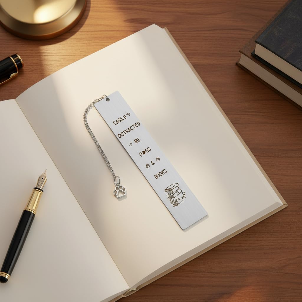 Dog Mom Dad Gifts for Women Dog Lovers Owner Gifts Cute Metal Bookmark Book Accessories Unique Birthday Christmas Mothers Day Stocking Stuffers Gift Idea for Pet Owners Reading Book Lovers Best Friend - Image 3