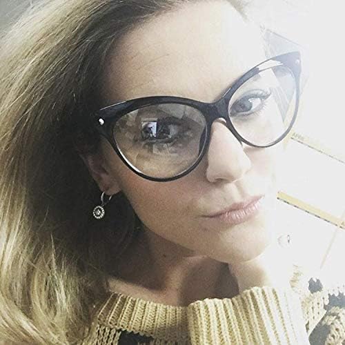 Miniatura 4 de ShadyVEU Exaggeratted High Point Cat Eye Oversized XL Linda Belcher Inspired Rockabilly UV400 Clear Lens Sunglasses