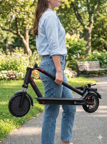Image of Foldable 2 Wheel High Speed Electric Scooter for Adults | Aluminum Alloy Body | Max Speed Upto 25 Km /H Electric Scooter |Big 20-mm Wheels Skating Cycle Capacity 100 Kg, Multi Color