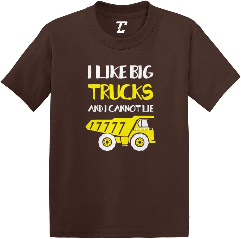 Tcombo I Like Big Trucks and I Cannot Lie Infant/Toddler Cotton Jersey T-Shirt