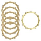 Caltric Clutch Friction Plates Compatible with Suzuki GZ250 1999-2010 / Dr500 Sp500 1981-1983 / Sp600 1985 / GW250 GW250F TU250X 2009-2017