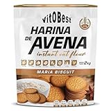 vit.O.Best Harina de Avena Sabores Variados - Suplementos Alimentación y Suplementos Deportivos (Galleta, 2 Kg)