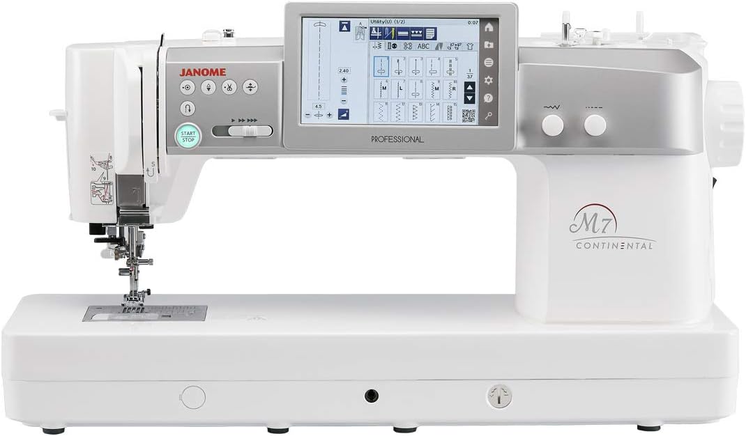 Janome Continental M7 máquina de coser profesional quilting bordado