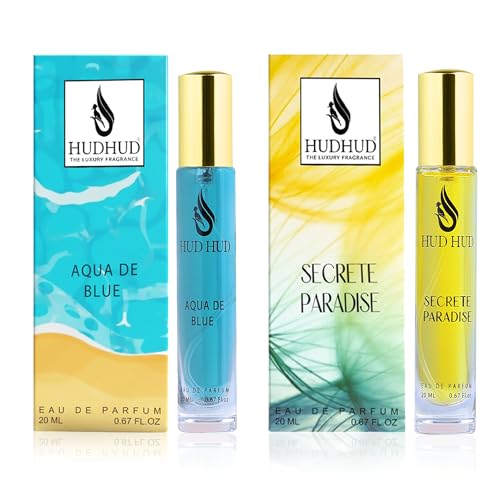Image of Perfume Aqua De Blue Pack of 2 Pocket Friendly Fragrance Perfumes for Men & Women