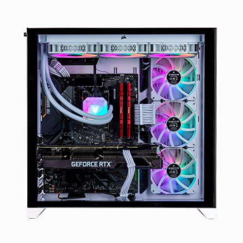 Image of Velztorm Lux Lyte Custom Built Gaming Desktop PC (AMD Ryzen 9-5900X, GeForce RTX 5090, 64GB DDR4, 2TB PCIe SSD, 360mm AIO, 1000W PSU, WiFi 5, Bluetooth 5.0, RJ-45, 1 Display Port, HDMI, Win 11 Home)