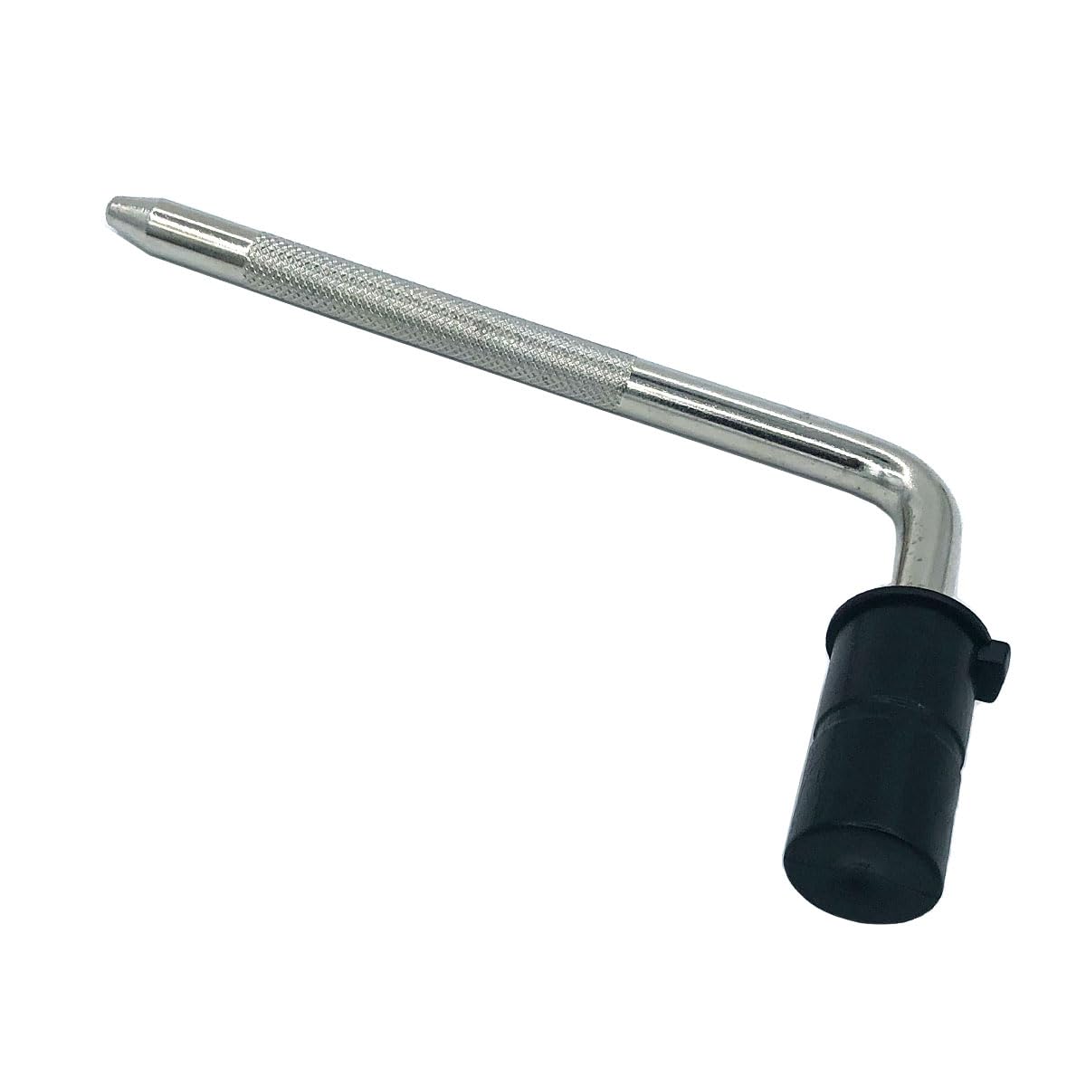 TUOREN Electronic Drum Tom Arm 10-22mm Super L-Rod with Plastic Shock End, Electronic Drum Pad Tom Drum Mount Holder for Multi-Clamp Snares Drum Electronic Drum Accessory