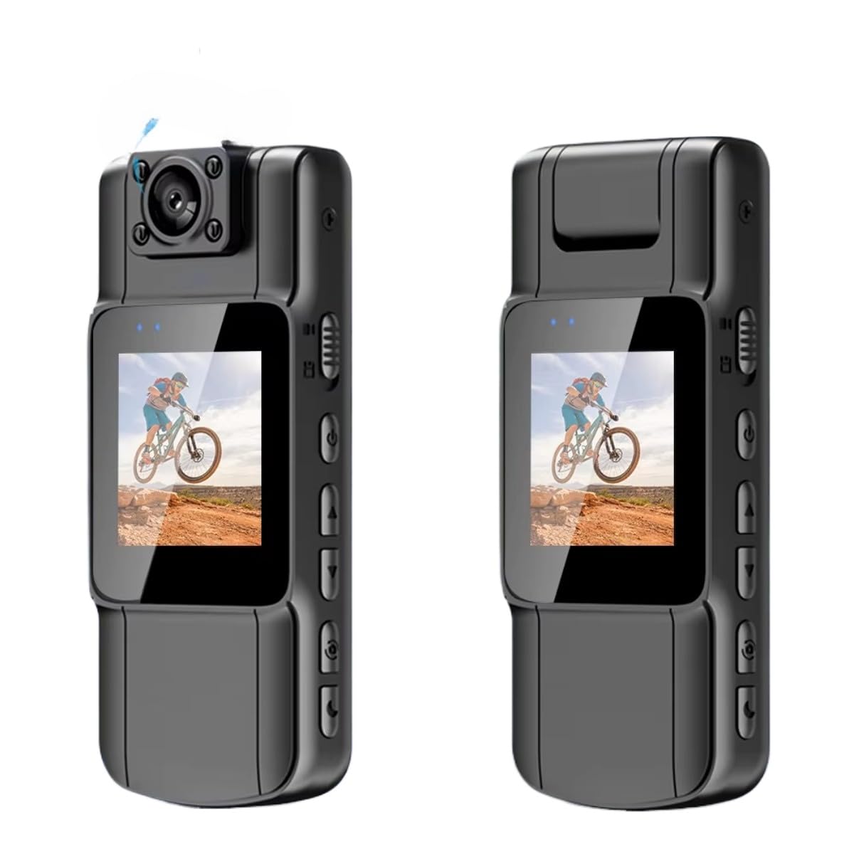 mini camera 4k 1080p hd wifi, portable back clip camera with ir night vision, smart law enforcement camera and car recorder for safety and use