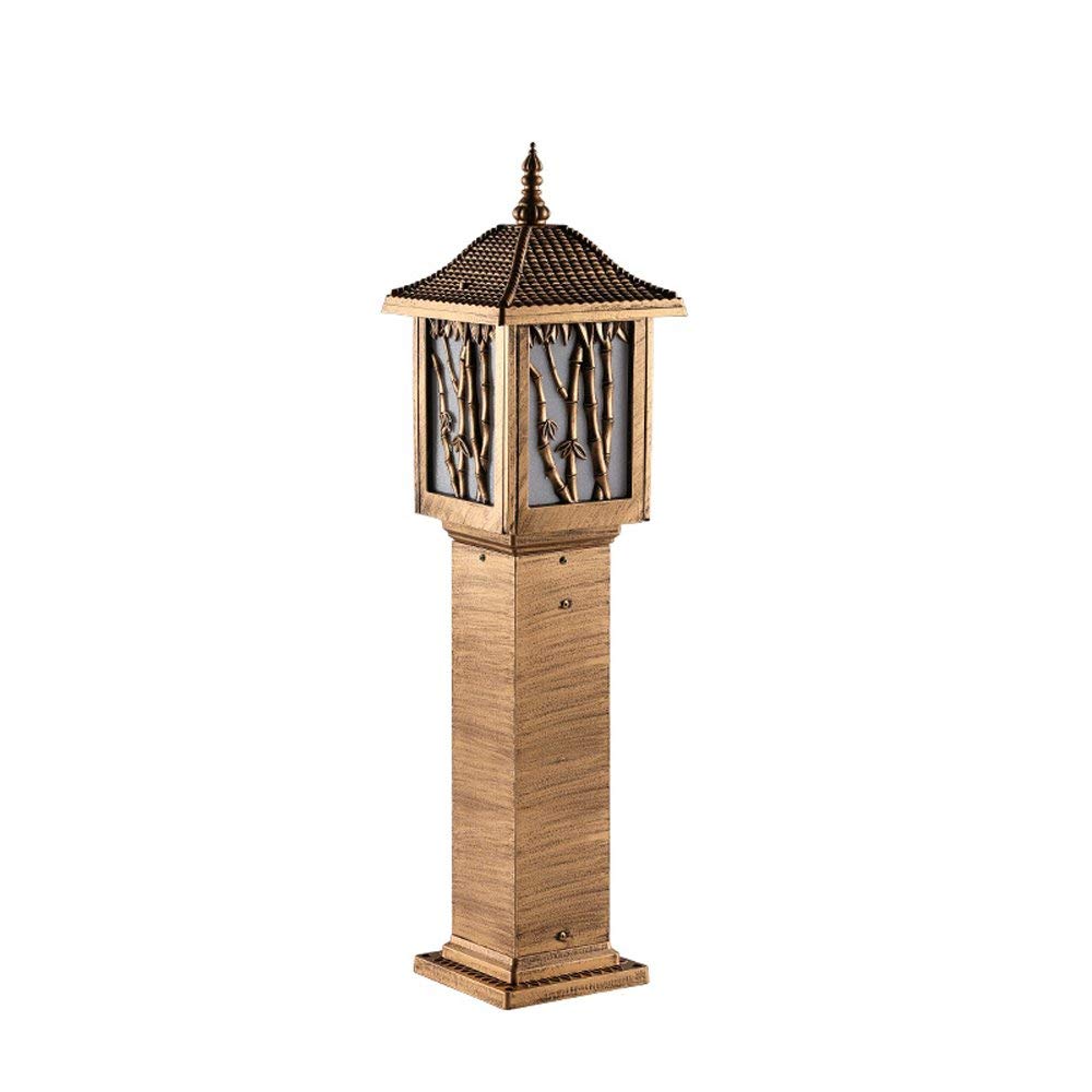 Inteligentna lampa ogrodowa LED na zewnątrz, aluminiowa, akrylowa, E27, słupek oświetleniowy, lampa ogrodowa, lampa uliczna, odporna na warunki atmosferyczne i wodę,80cm