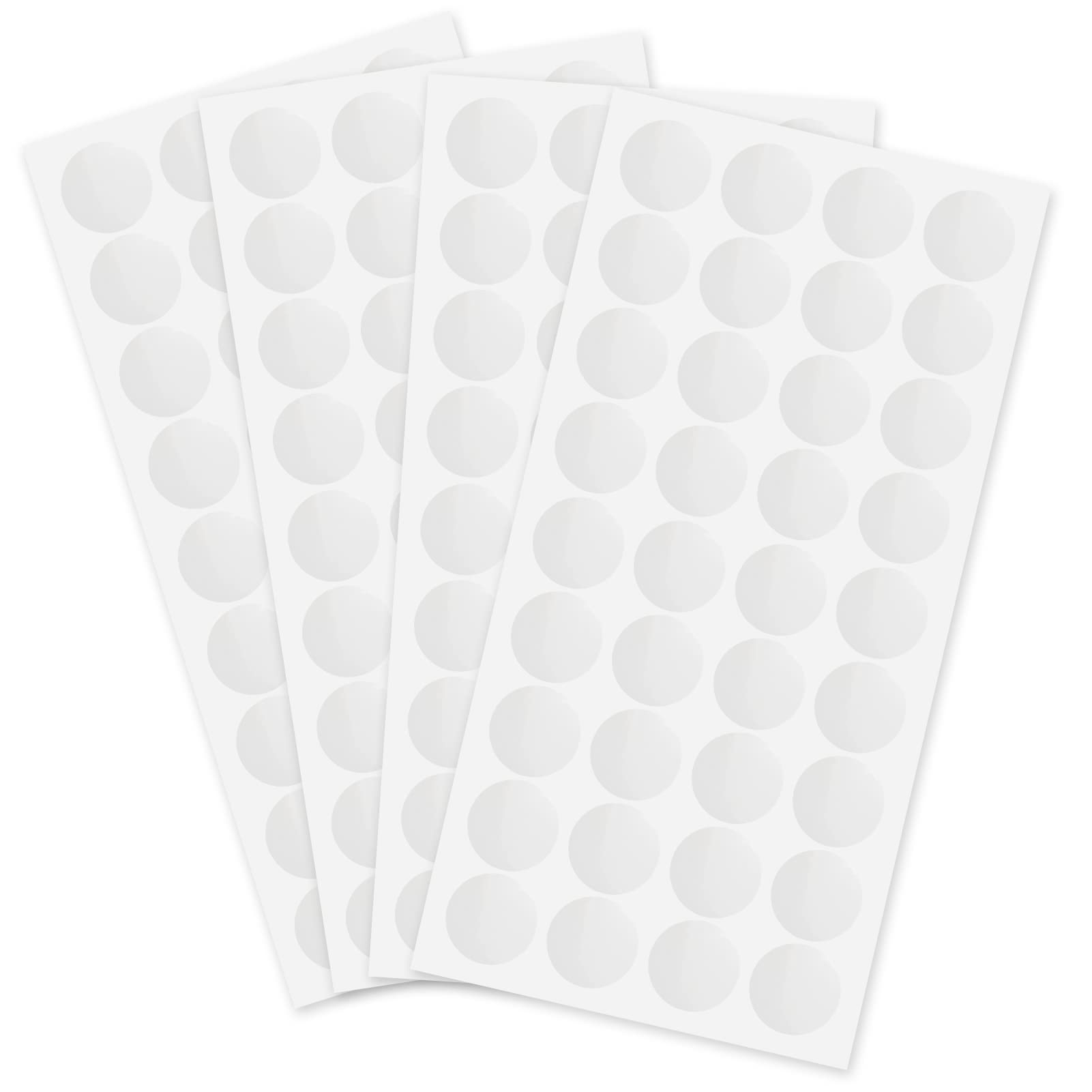 Ultra Clear Retail Envelope Seals - 1.25 Inch Round Adhesive Dots, 500 Pack For Mailing & Crafts - View #2