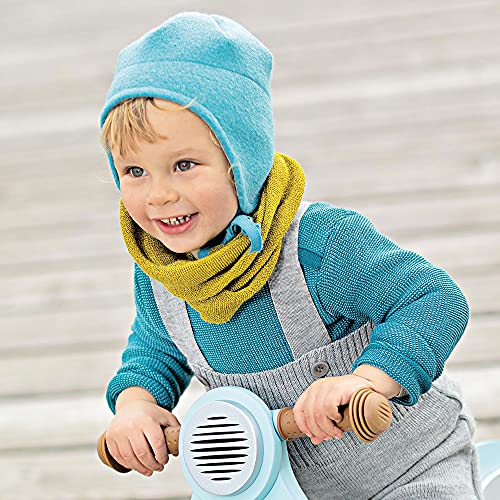 Kids Winter Hat with Ear Flaps, Organic Merino Wool Beanie2
