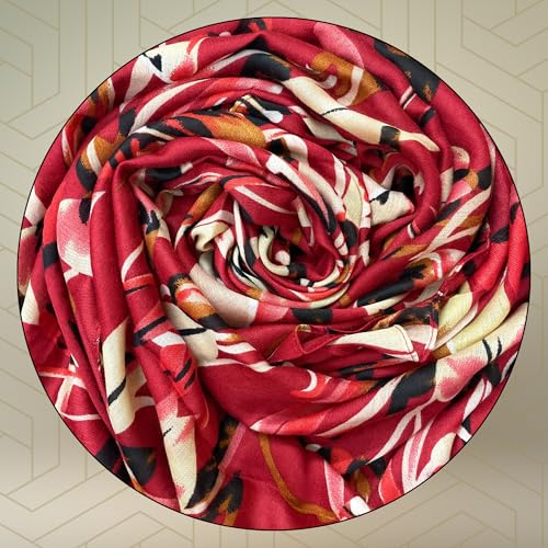 Image of Aura Collection Viscose Cotton Scarf Stole for Women