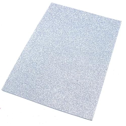 Papier mousse éponge pailleté A4 à texture souple et scintillante pour décors