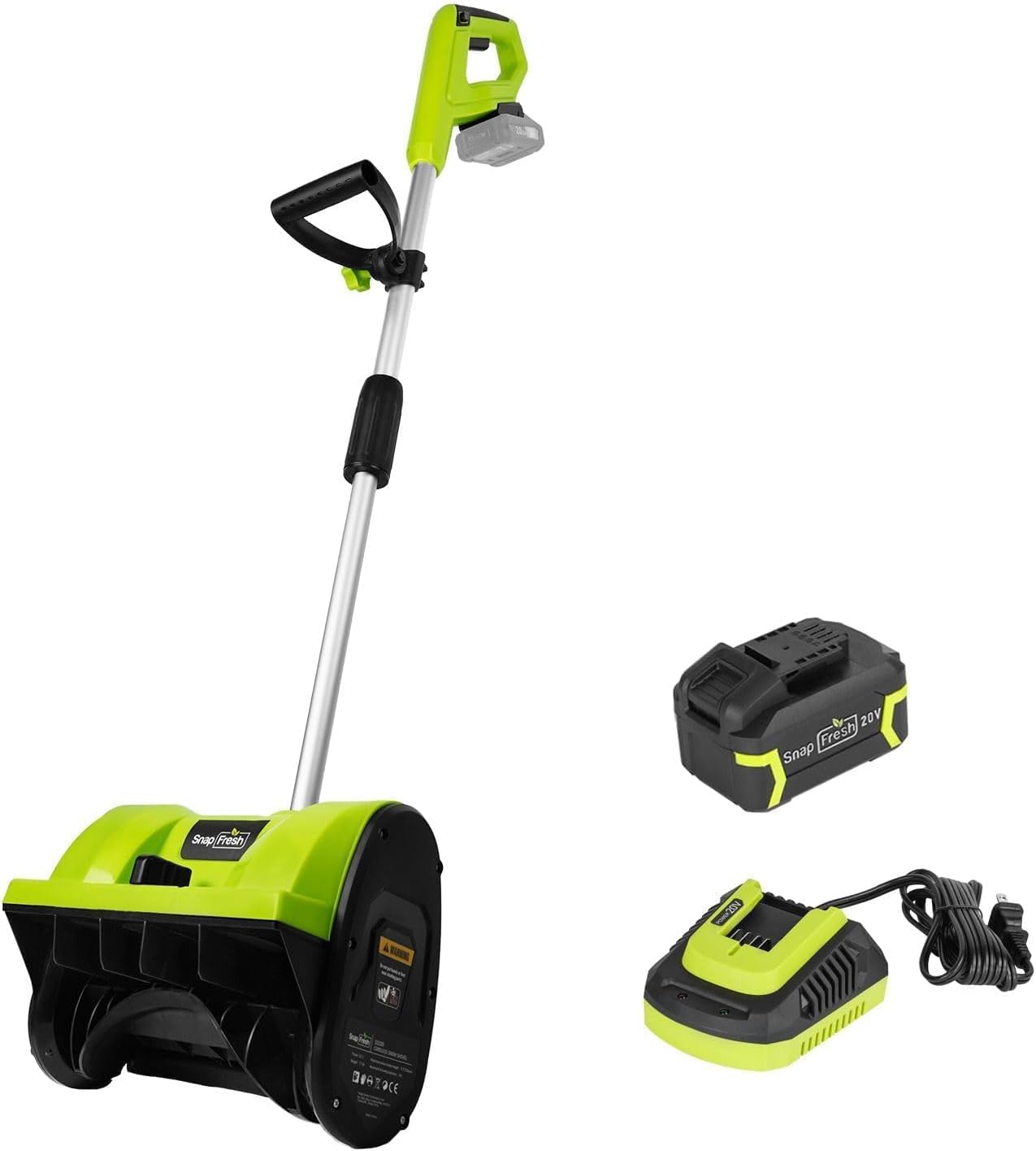 Fraise à Neige Sans Fil, 21V Pelle à Neige Sans Fil Pliable