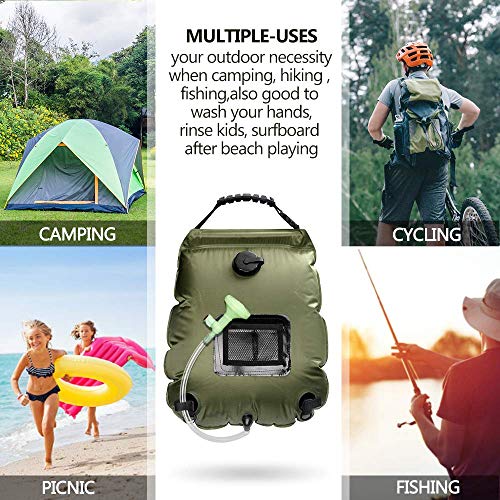 Campingdusche KIPIDA Solardusche Outdoor 20L Wassersack