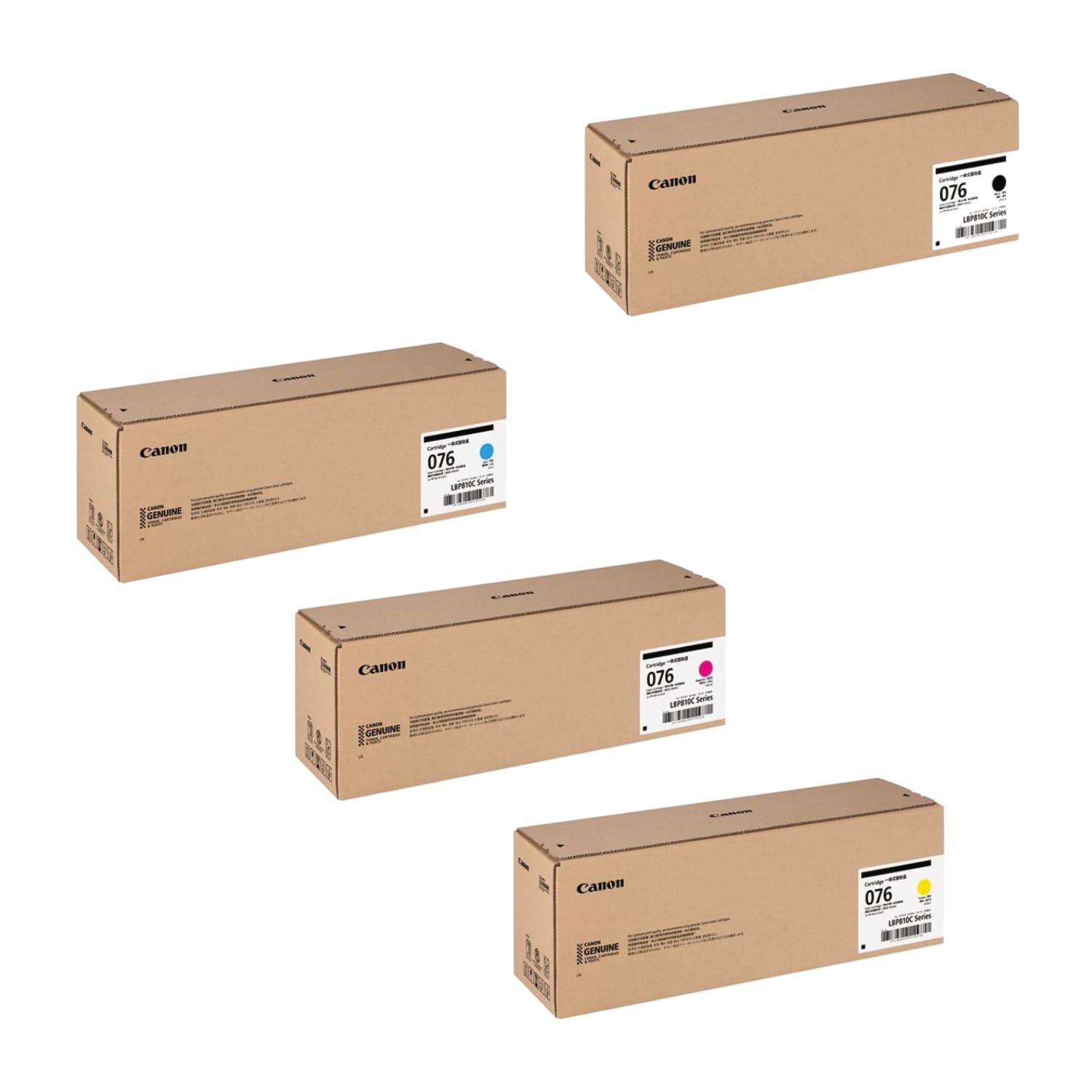 【Canon】CRG-076　純正トナーカートリッジ4色セット Amazon.co.jp: 【純正品 4色セット】 キヤノン トナーカートリッジ CRG