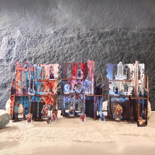 Epic Ruins Terrain Set for WH40K DND Pathfinder 28mm Miniature Wargame Modular Accessories TTRPG Battle Scenery Painted Buildings for Tabletop Wargaming Battlezone Creation Kit for Warhammer 40K - Image 2