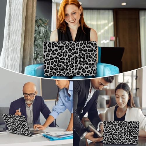 Funda MacBook Air M1 13 carcasa rígida con protector teclado diseño leopardo 6