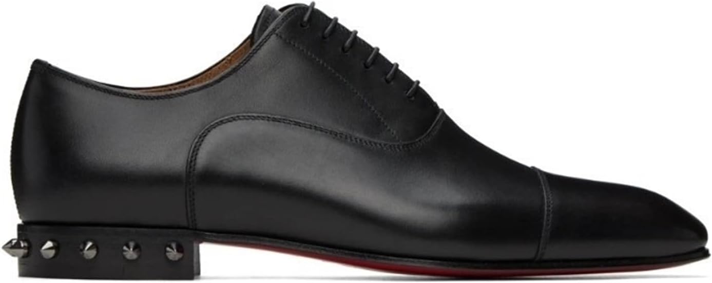 Dress Shoes for Men Men's Casual Black Leather Shoes Comfortable Everyday Footwear for Men