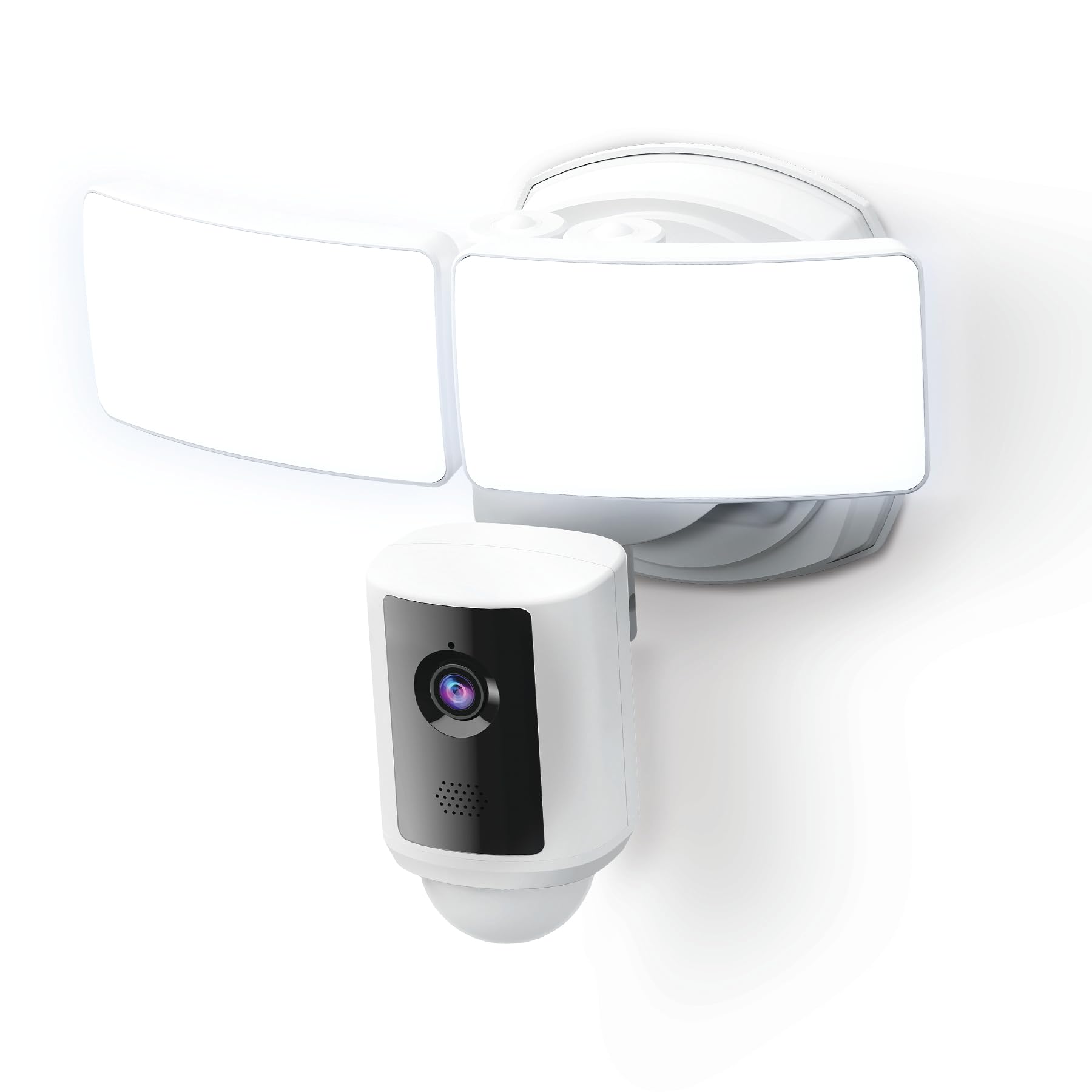 Photo 1 of Feit Electric SEC5000/CAM/WIFI Outdoor LED Smart Security Camera with Motion Sensor, 2-Way Audio, 5000 Lumens Floodlight, Works with Alexa and Google Asst, Alarm, Hardwired, Updated Version of SEC3000