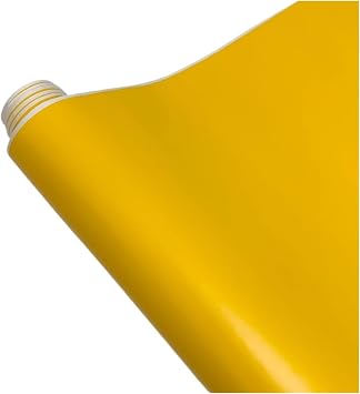 Car Color Changing Film Matte Yellow Auto Body Creative Anti-Scratch Waterproof Sticker Insulating Sunscreen Film Car Supplies30cmx150cm