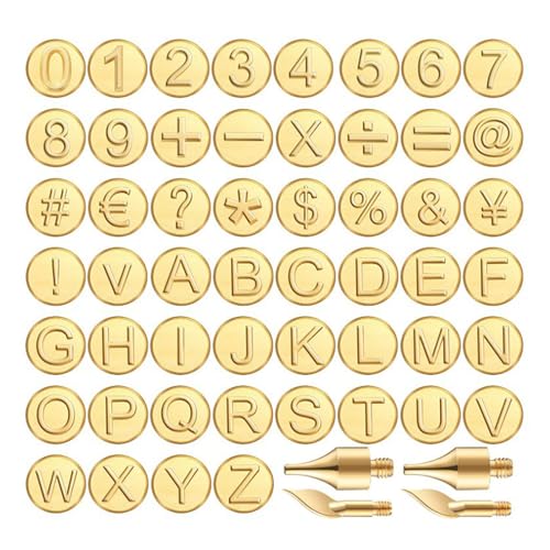 Kit fer à souder cuir de 56 pièces pour réussir toutes vos gravures sans bavure