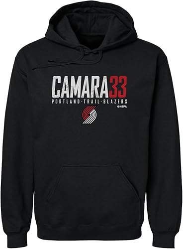 500 LEVEL Toumani Camara Portland Trail Blazers - Sudadera con capucha para hombre - Toumani Camara Portland Trail Blazers Elite WHT