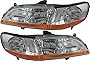 For Honda Accord Headlights Lamps Set 2001 2002 Halogen Driver and Passenger Side