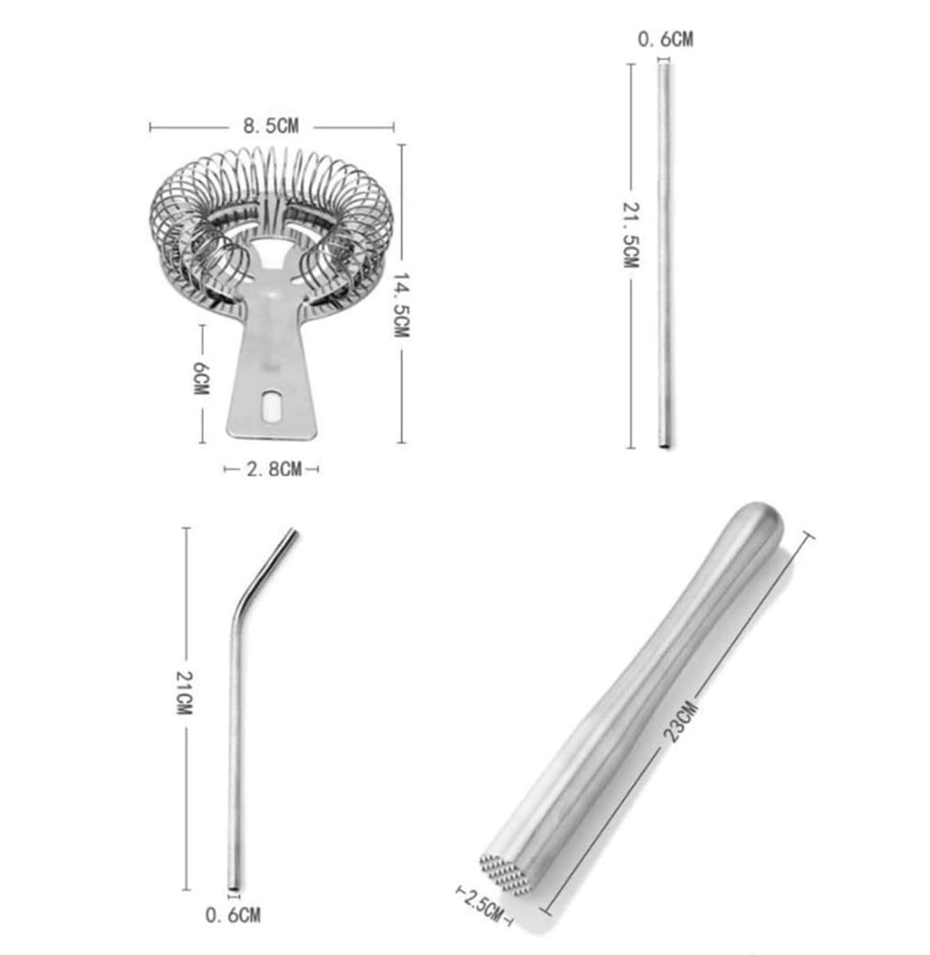 Amazon｜カクテルシェイカーシェイカージガーカップ 20 個カクテル