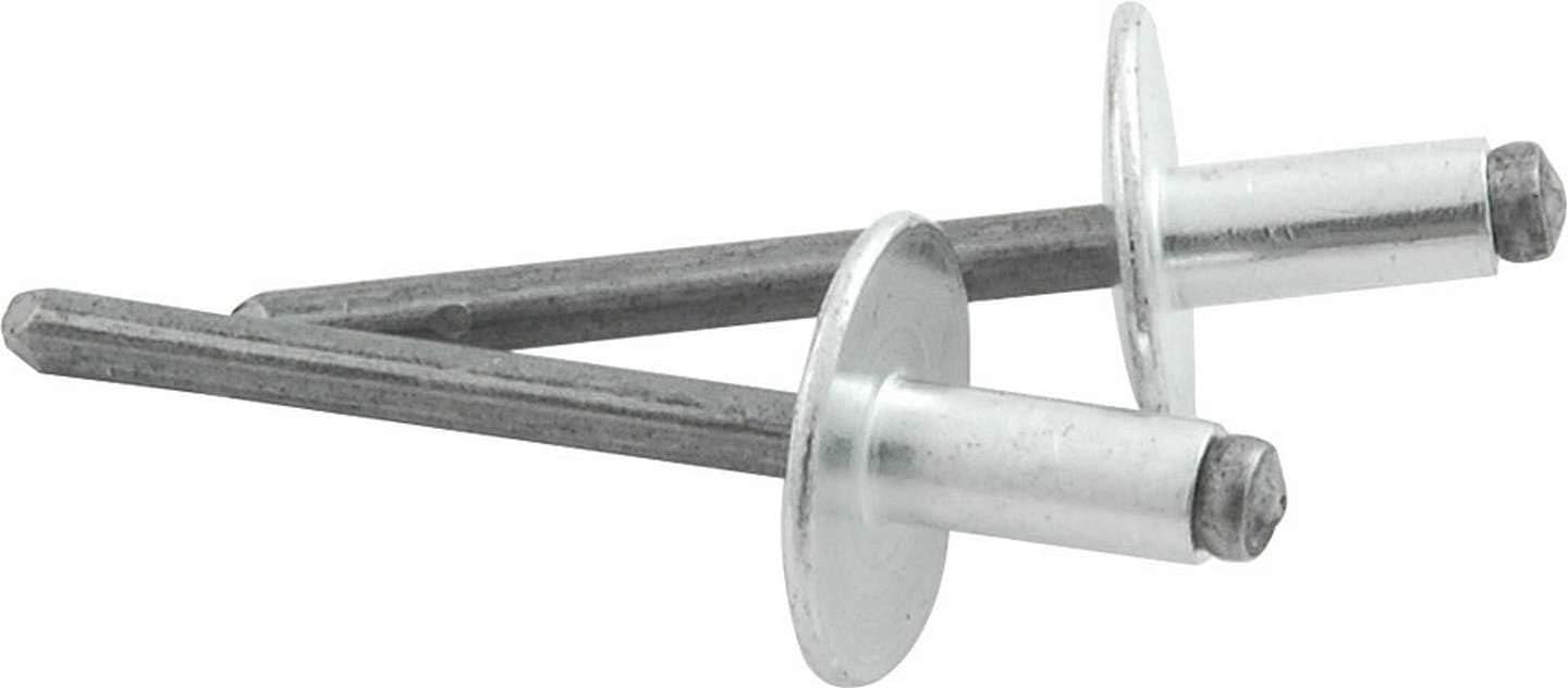 Allstar Performance ALL18149 Aluminum 1/8" - 1/4" Grip Range Large Head Rivet, (Pack of 250)