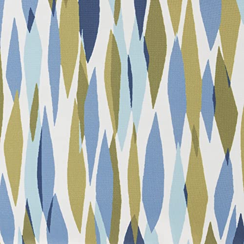 Waverly Pillows Bits N Pieces Washable Indoor/Outdoor Navy 12" X 21" Throw Pillow #TOP5