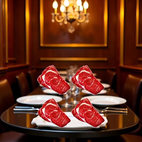 Juguete mordible con forma de comida para perros GANPUB 4 piezas miniatura 3