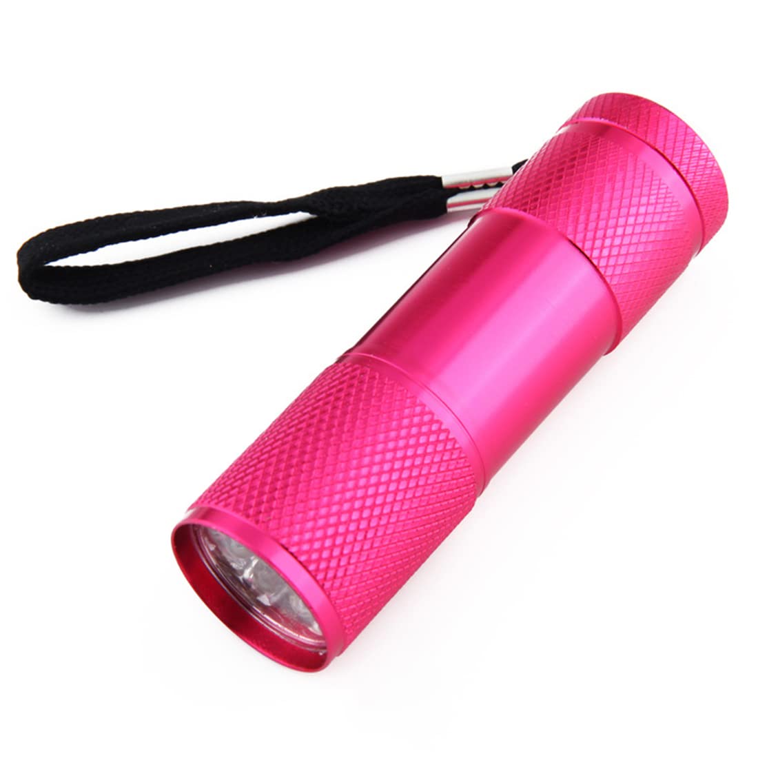 DULSPUE Lampada uv led unghie-Mini Lampada Unghie UV, Lampada UV LED Portatile, Lampada per Unghie in Gel Tascabile, Asciuga Unghie per Manicure Pedicure, Rosa Rossa (Batterie non Incluse)