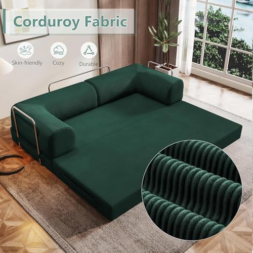 Image of Modular Sectional Sofa Couches L-Shape Couch 3 Seat Modular Sofa Memory Foam Sectional Couches for Living Room (Matte Black, 79 inch+SofaBed)