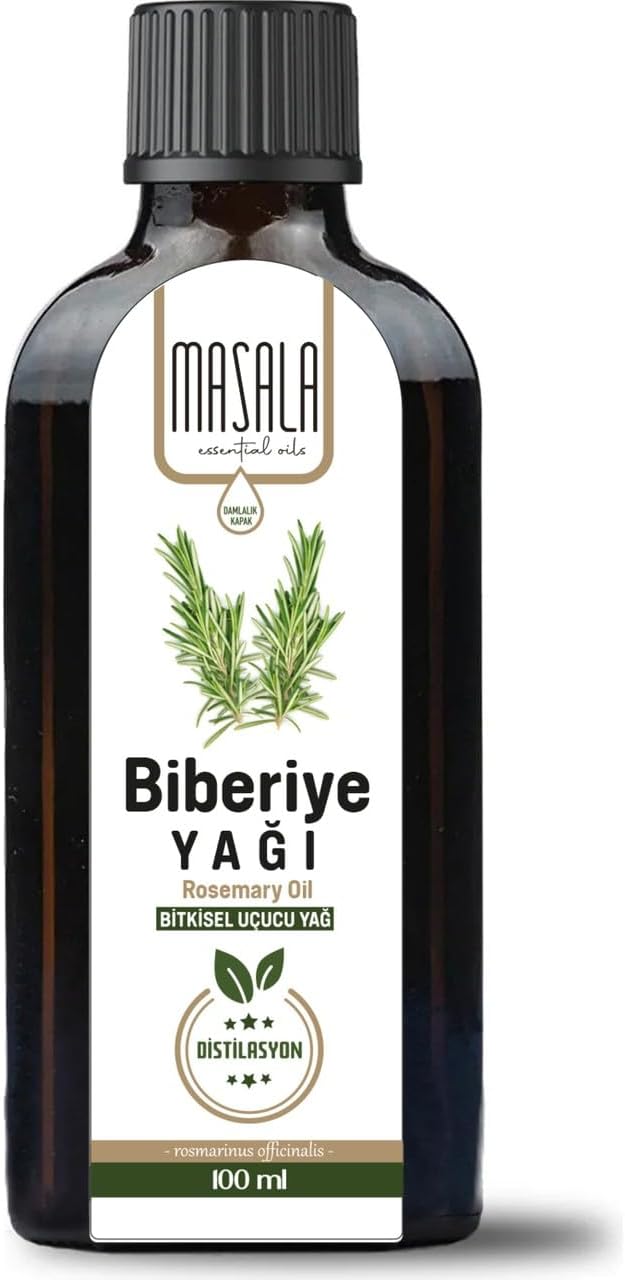 Masala Saf Biberiye (Kuşdili) Yağı 100 ml. (Rosemary Oil)
