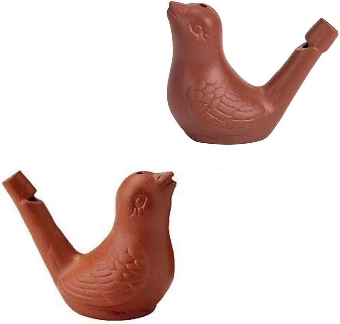 Crafts India® Clay Bird Water Whistle (2Pc)