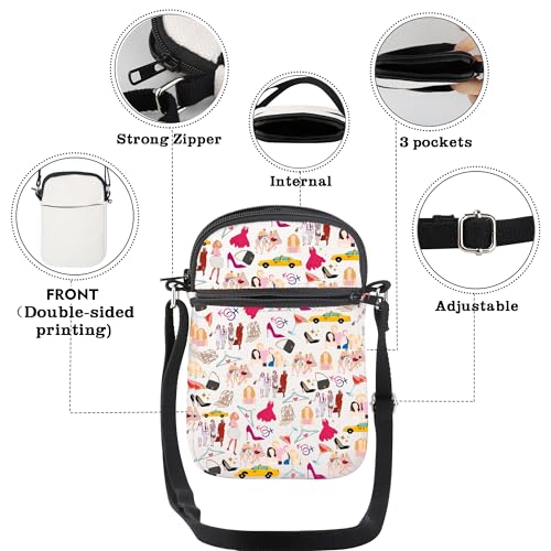 CMNIM SATC TV Show Merchandise Gifts Romantic Comedy TV Series Mini Crossbody Bags SATC Merch Carrie Shoulder Bag3