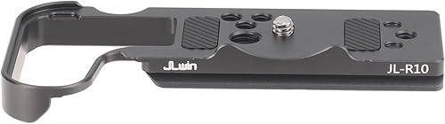 Miniatura 9 de FocusFoto Placa base de liberación rápida QR placa montaje para cámara Canon EOS R10 sin espejo, compatible con trípode estándar Arca-Swiss Ballhead