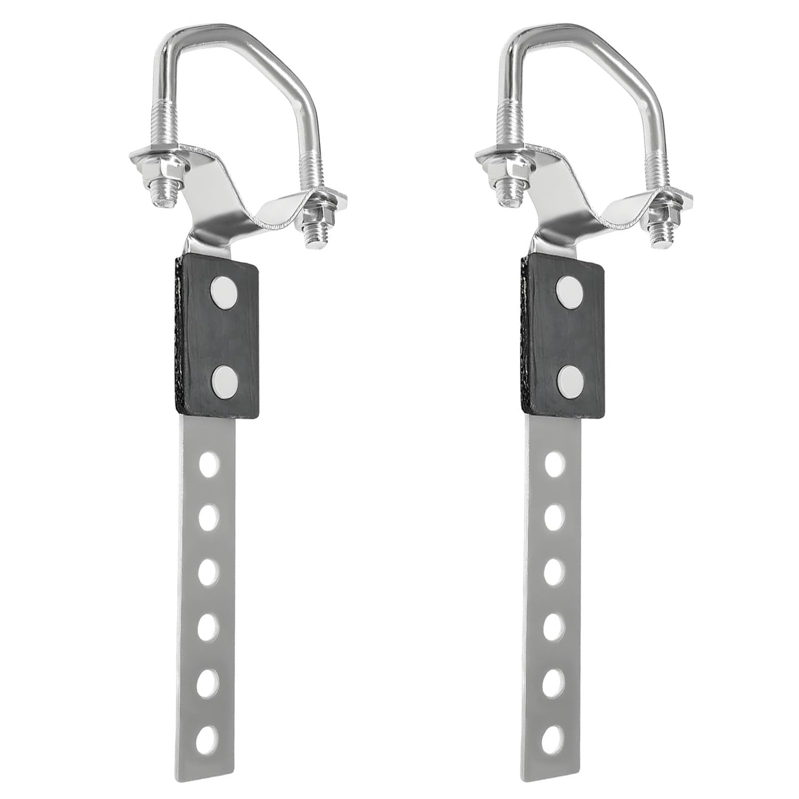 2 Pcs Heavy Duty Exhaust Hangers, Flexible Swivel Muffler Hanger Tail Pipe Hanger, Universal Exhaust Tailpipe Bracket for Most Car Truck Exhaust Systems, Fits 1-1/2" - 2.5" Pipe-image-31