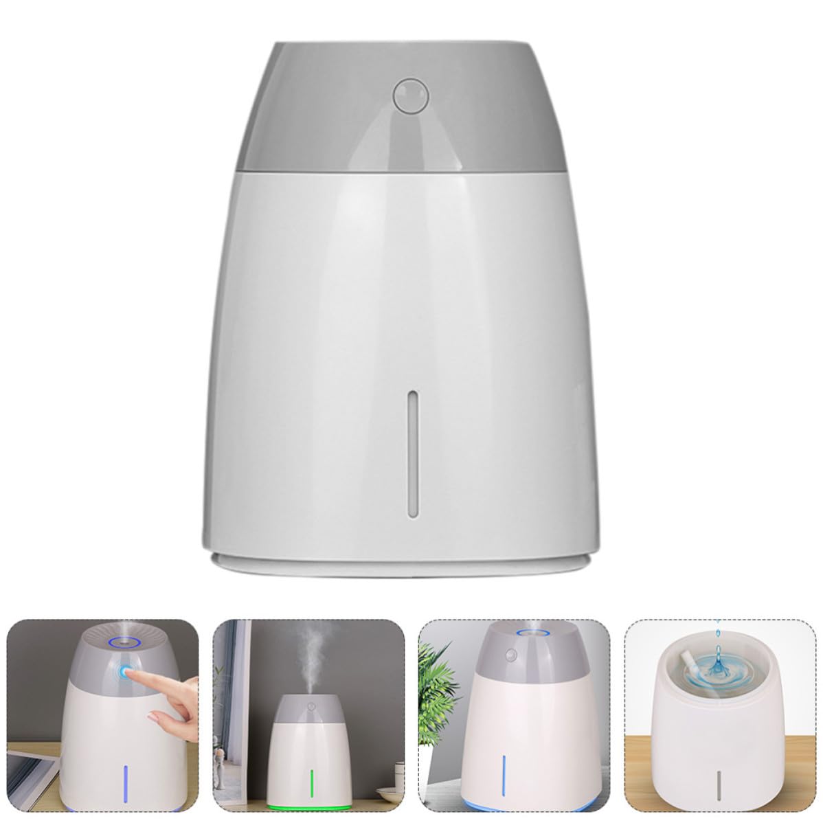 SECFOU Umidificatore Portatile Batteria 1800 Mah Silenzioso 800ml Diffusore di Aromi in Abs per Ufficio e Centro Accoglienza