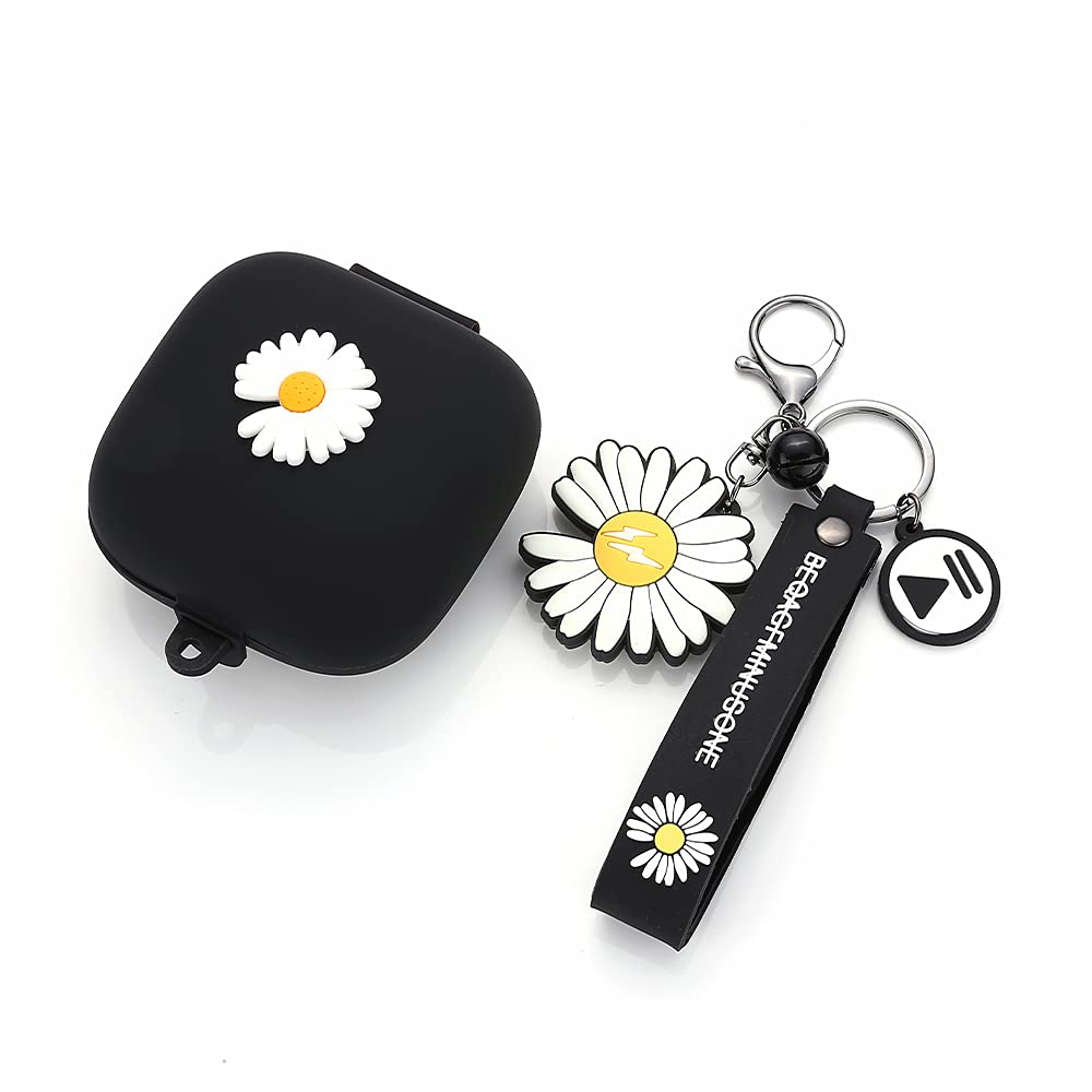 Suublg Case for Powerbeats Pro Wireless Earbuds with Doll Lanyard Carabiner, Silicone Cute Cover Protective Shockproof with Multiple Cartoon Styles of