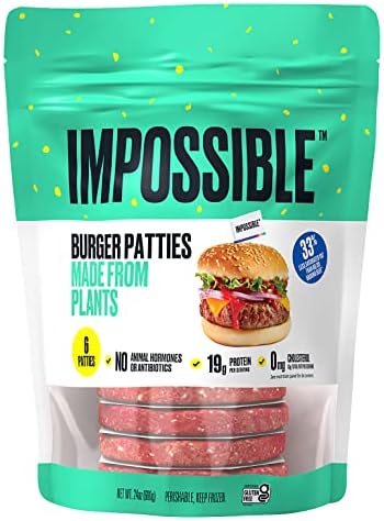 Impossible™ Burger Patties Made From Plants, Frozen, 6 Patties, 24 oz