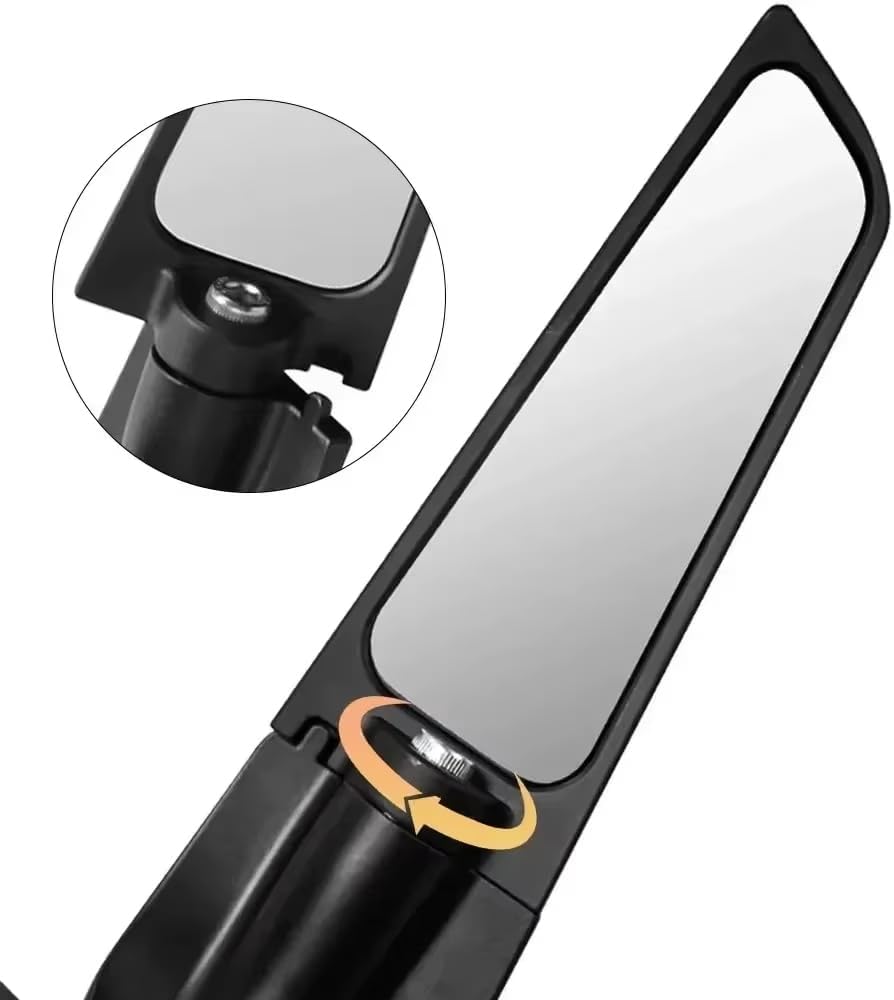 For YZF-R3 yzf r3 2025 2026 new accessories CNC aluminum rearview mirror fixed wind wing motorcycle adjustable rotating rearview mirror