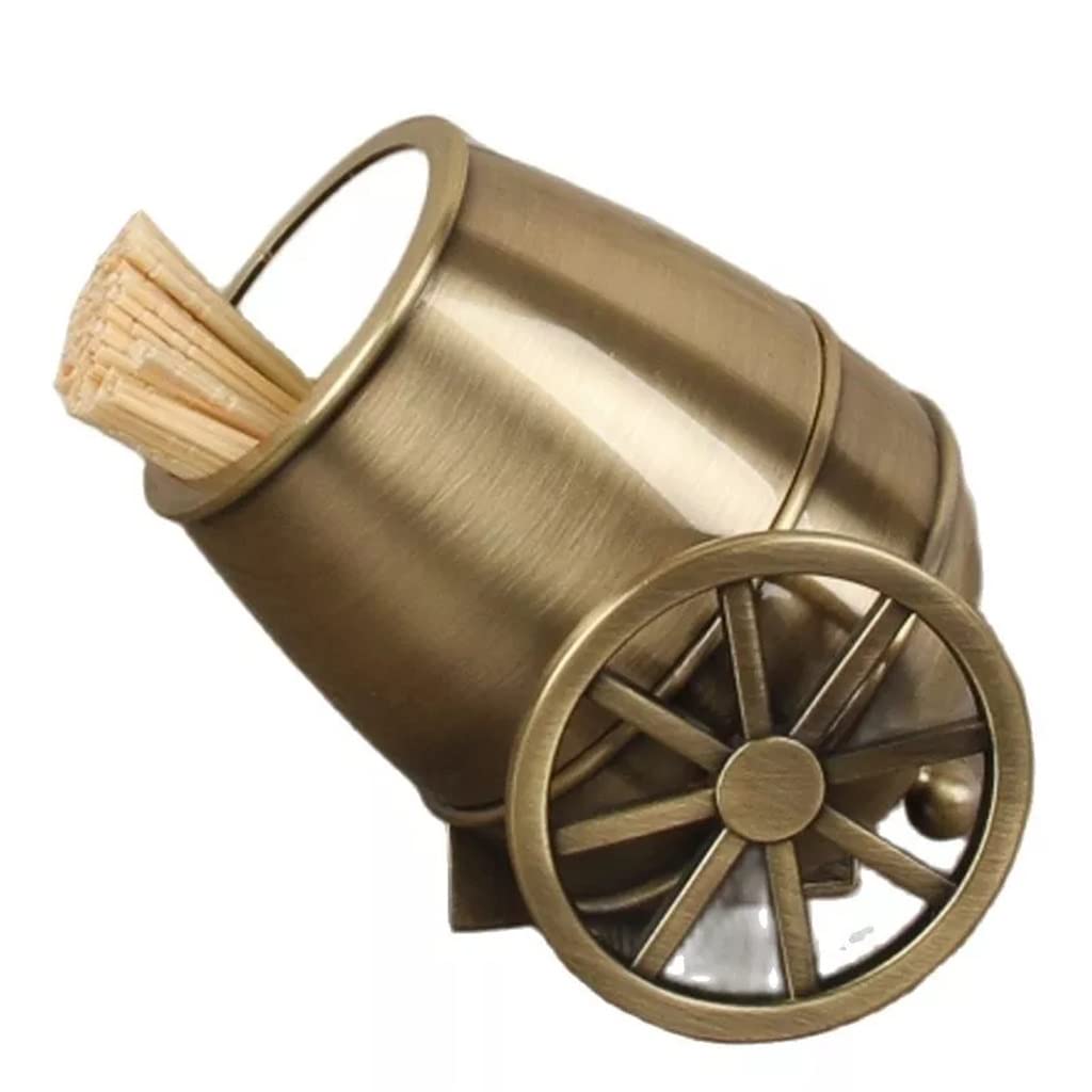 AYCDL Toothpick Box, toothpick holder,toothpick dispenser,Toothpick Holder Nordic Creative Metal Cotton Swab Box Desktop