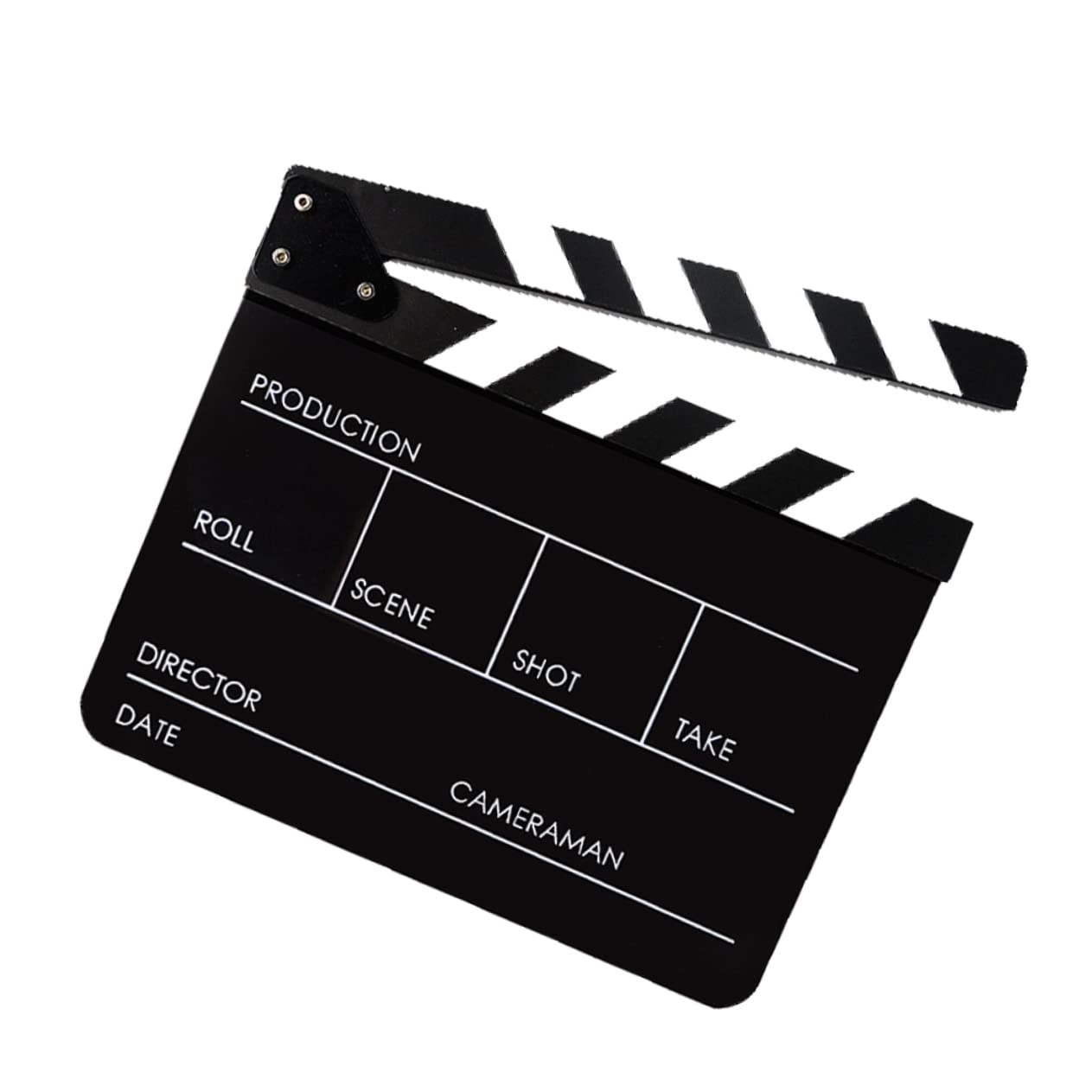 Lurrose Crylic Movie Clapperboard Directors Clapboard Film Production and Party Toys