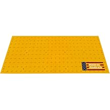 Sandbaggy 2 ft x 5 ft ADA Warning Pads ADA Compliant - Truncated Domes - Surface Mount Installation Adhesive & Fasteners Included - USA Made 2, Yellow, 2 x 5