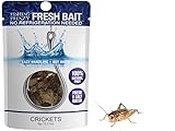 Naturally Preserved Fishing Bait – 2-Year Shelf-Stable, Ideal for Freshwater & Saltwater Fishing, Crickets 0.21oz