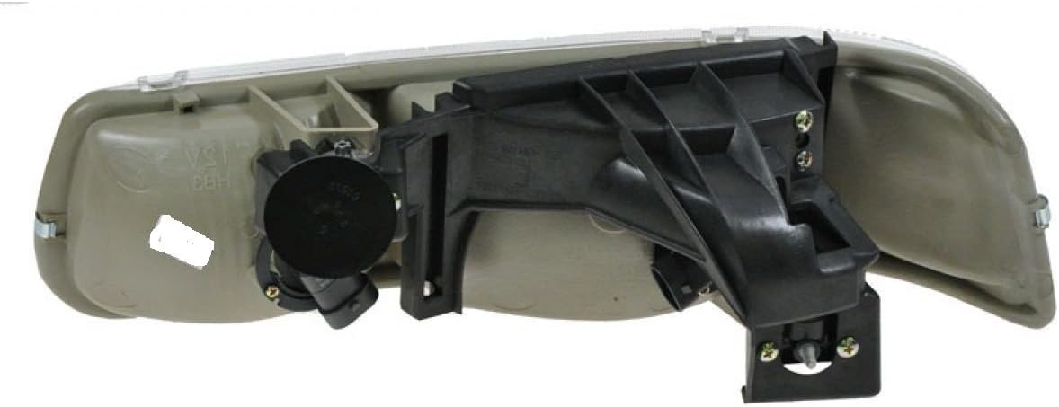 Winnebago Vista 2007-2009 RV Motorhome Pair (Left & Right) Diamond Clear Front Headlights with Bulbs